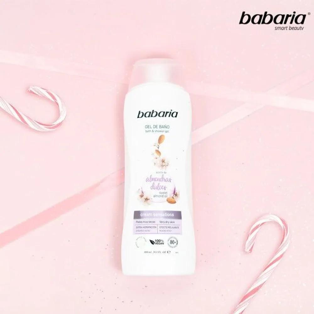 [babaria] Sweet Almond Creamy Bath & Body Wash 1000ml