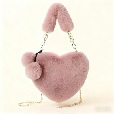 Heart Zippered Shoulder Bag Crossbody Bag