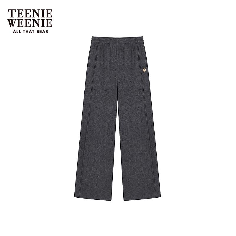 Teenie Weenie Women's Bear Logo Straight-Leg Sweatpants