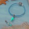 Zircon Jewelry Luminous Whale Shark Pendant For Original Necklace Bracelet Diy