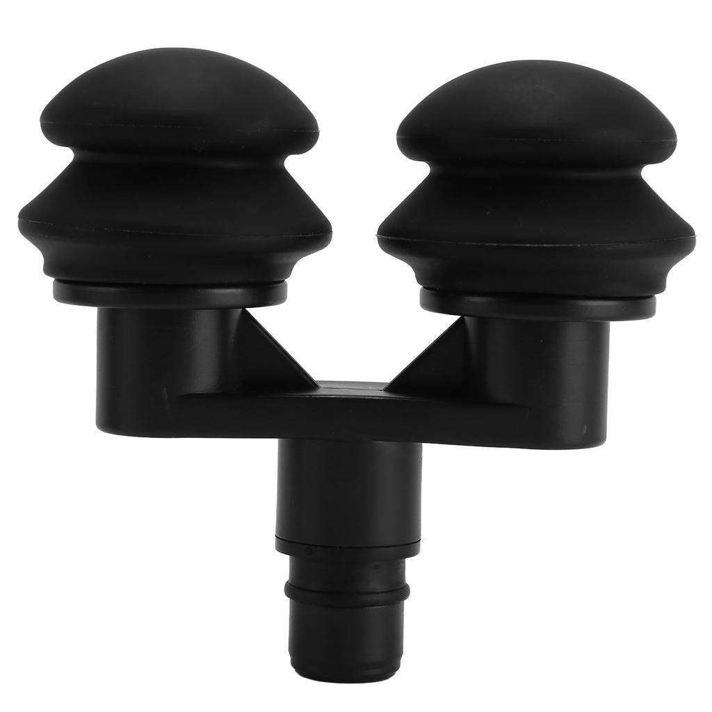 18mm Muscle Massage Gun Head Soft Silicone Promote Circulation Double Gas Cushion Fascia Massager Head