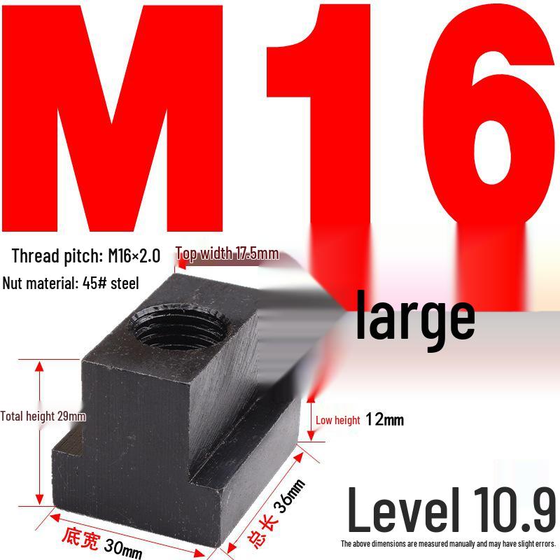 Kangfei 45# Steel T-Nut for M6-M20 Bolts