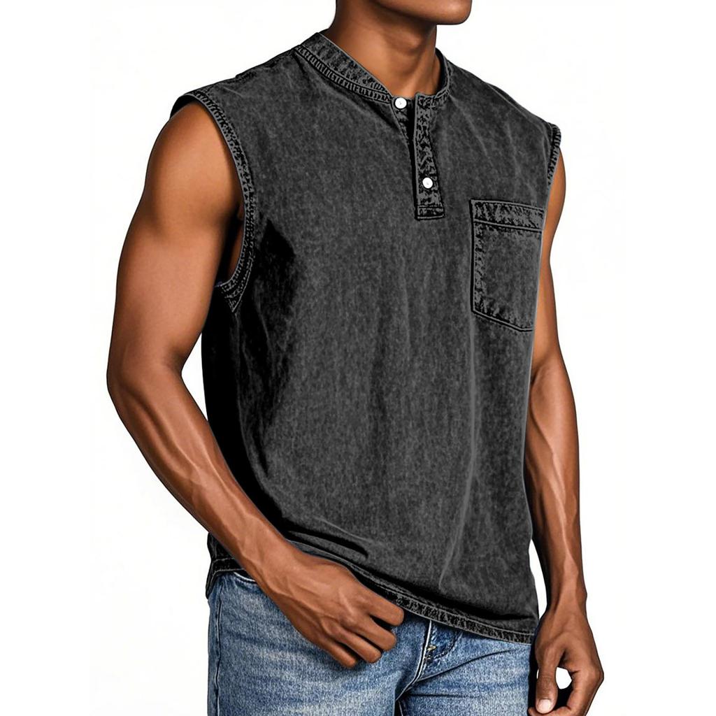 Camiseta sin mangas de verano para hombre, camiseta sin mangas transpirable informal de talla grande para Surf y playa, camiseta holgada con estampado, camiseta para hombre