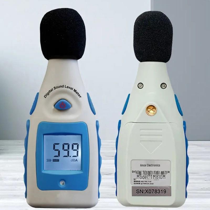 Digital Decibel Meter & Sound Level Tester TM810M