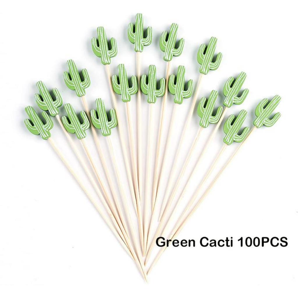 12cm 100pcs Bamboo Cocktail Sticks Pick Martini Drink Stick Picks Levo Bar Tool