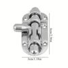60/90/110MM Marine Gate Lock Thickened Marine Hatch Fastener Slide Barrel Bolt Clasp  Sliding Door