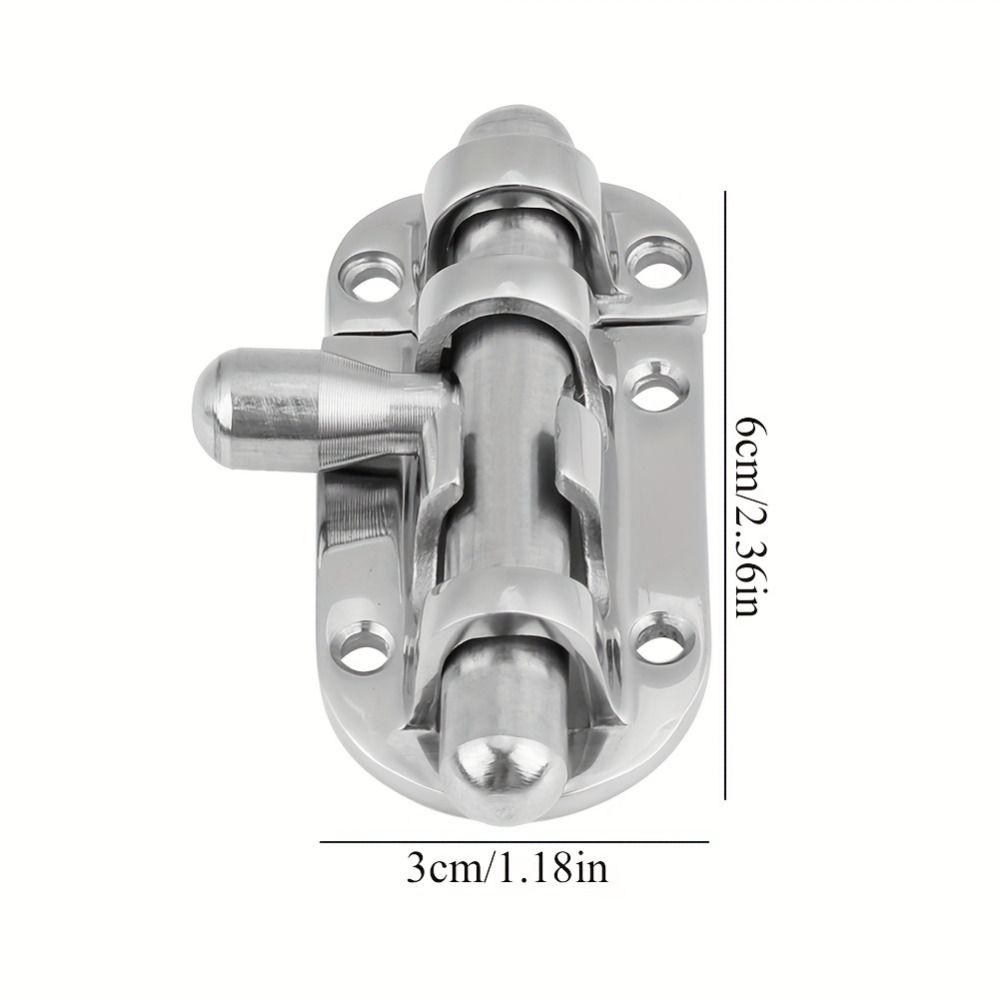 60/90/110MM Marine Gate Lock Thickened Marine Hatch Fastener Slide Barrel Bolt Clasp  Sliding Door