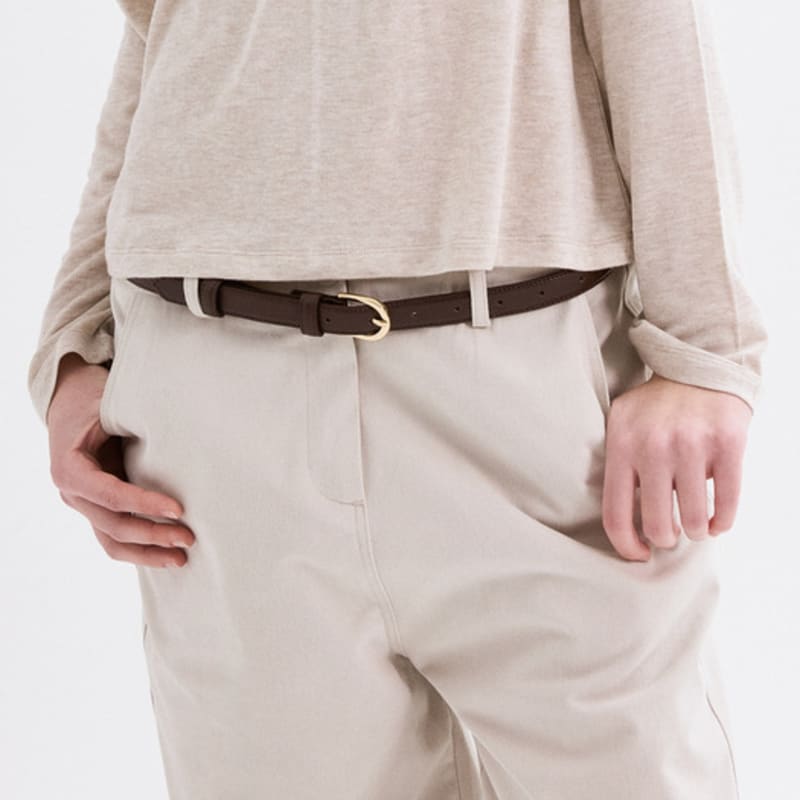 

Базовый ремень из коровьей кожи FOVERE_(2 цвета) brown_os