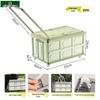 Zhanrenzhie Heavy-Duty Folding Camping Cart with Storage Box
