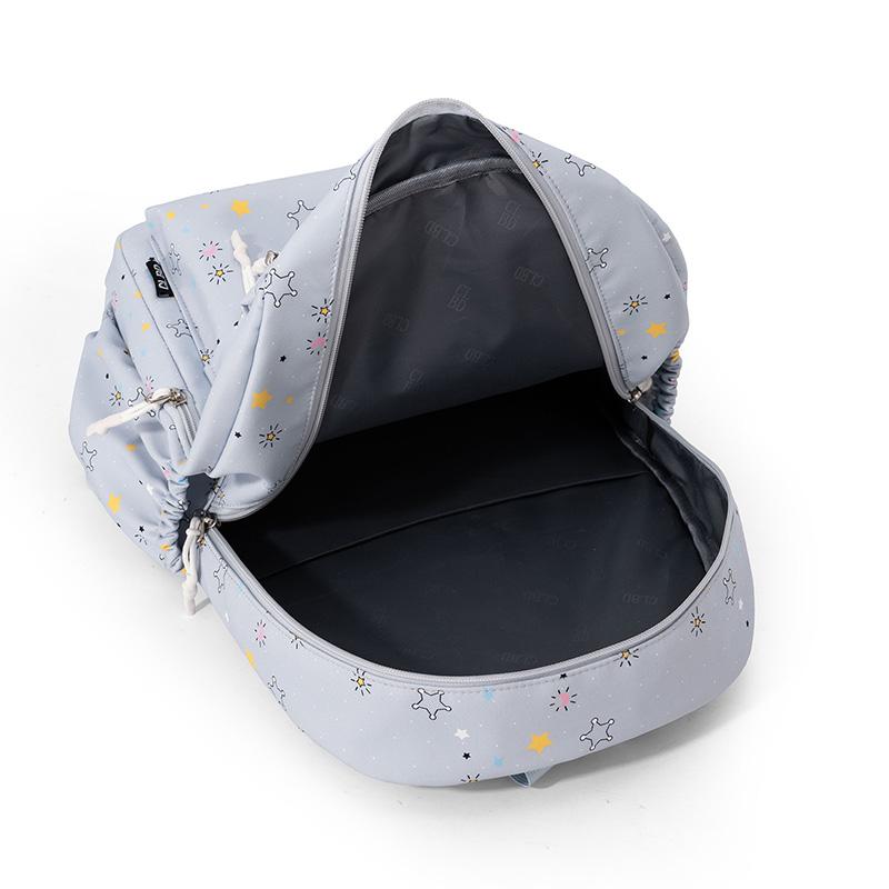 Large Capacity Backpack Printed Student Schoolbag Lightweight Backpack