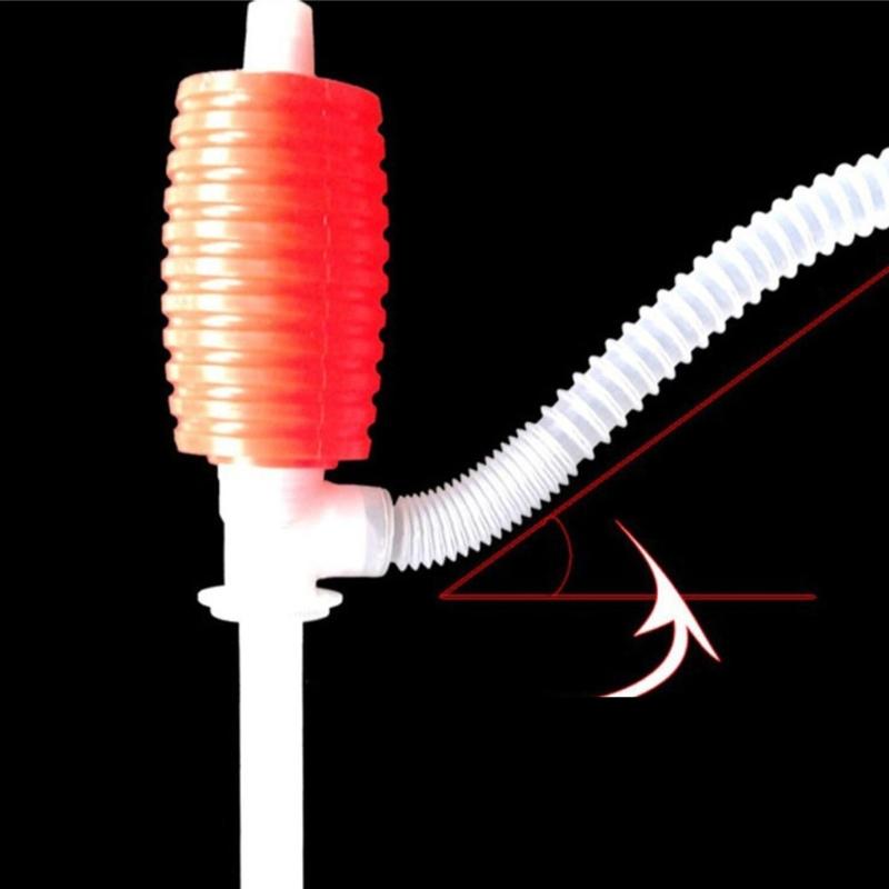 Manual Siphon Pump Water Liquid Hand Syphon Transfer Pump for Transfer Oils Fuel Kerosene or Water
