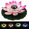 Automatic Sensing Smart Switch Solar Lotus Lamp Waterproof Lotus Wishing Lamp  Easter