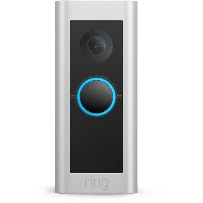 Sonnette vidéo - ring - video doorbell pro 2 - hd 1536p - détection 3d - alimentation filaire