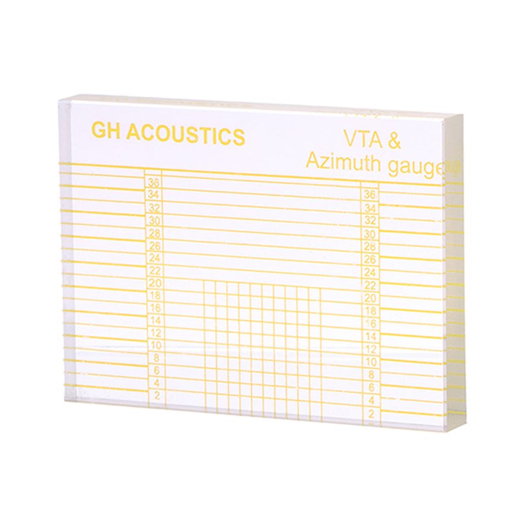 Phono Tonearm VTA/Cartridge Azimuth Ruler Balance Cartridge Azimuth Ruler Block