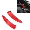 Red Metal Steering Wheel Shift Paddle Extender for Peugeot (1 Pair)