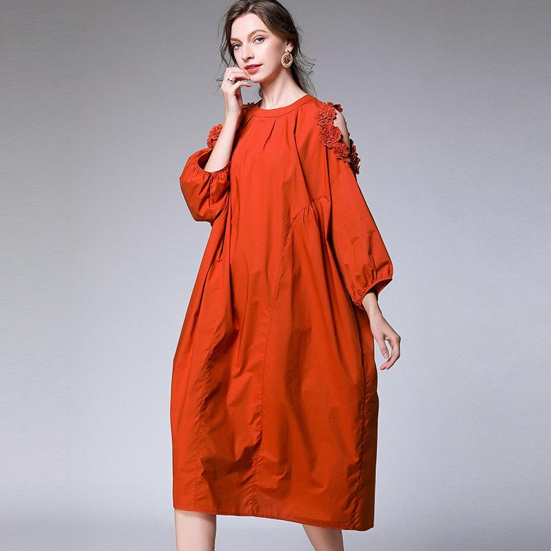 

Элегантное платье больших размеров со свободными рукавами, длинное платье с высокой талией, черные платья большого размера