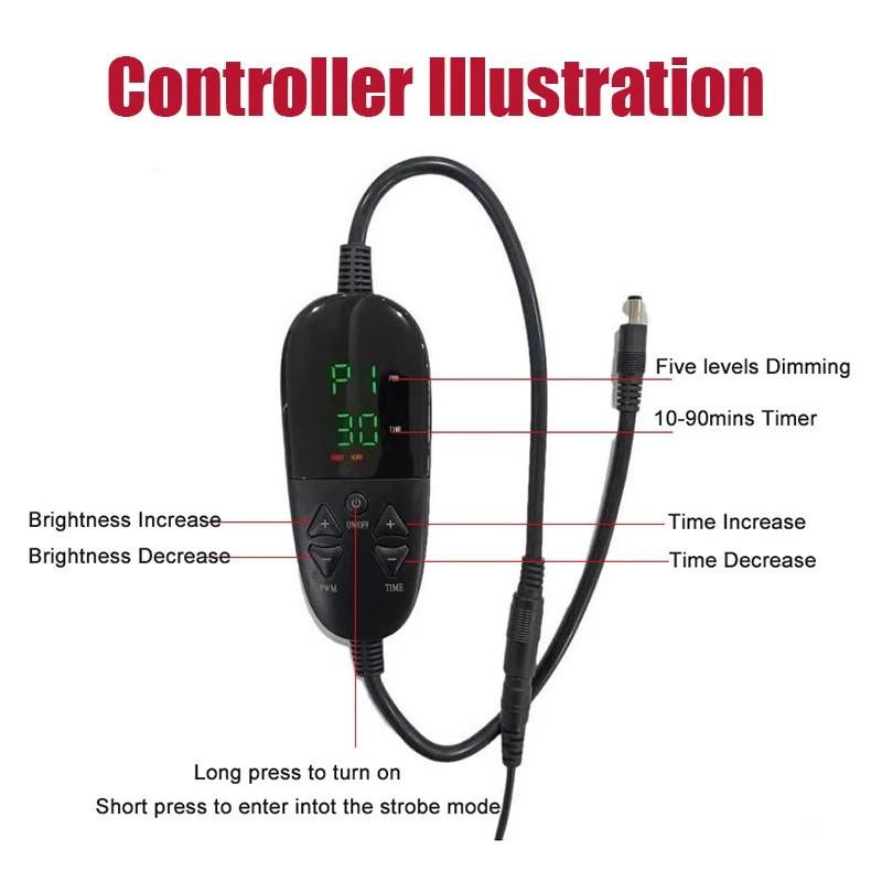 16WHead Massage Device  Promotes Hair Growth and Anti-Hair Loss Equipment Relieves Migraine LED Red Light Treatment Cap 39 x 30 x 30 cm