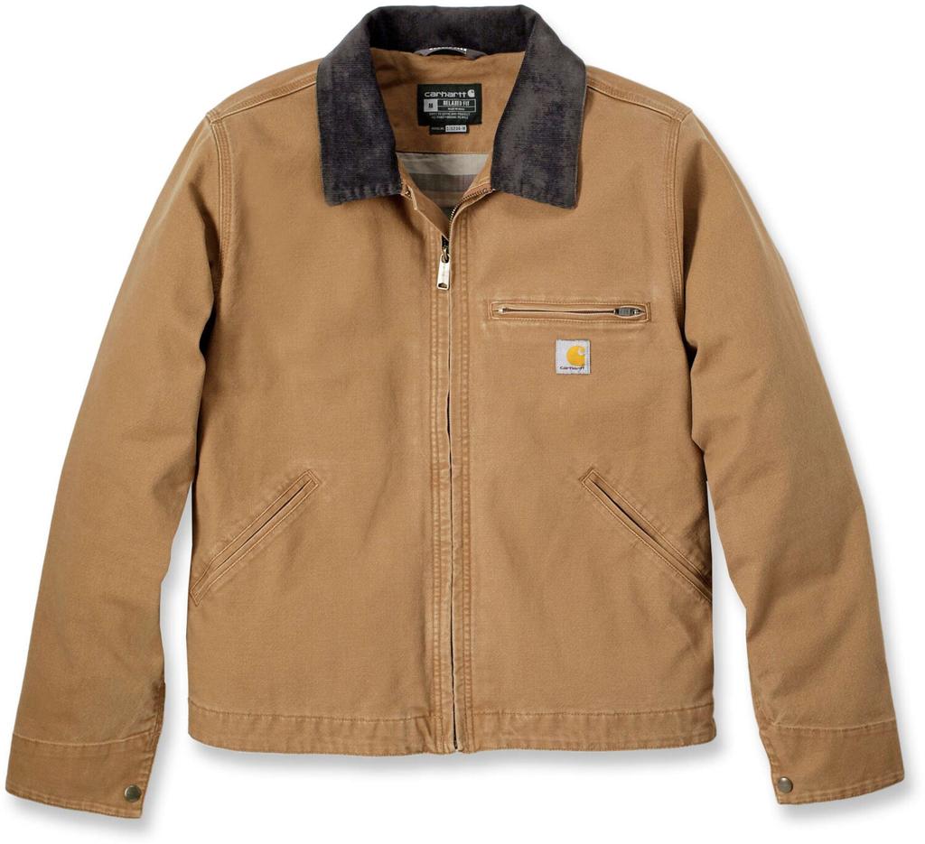 Зимняя куртка Carhartt Relaxed Fit Duck Detroit leisure jacket оранжево-коричневая