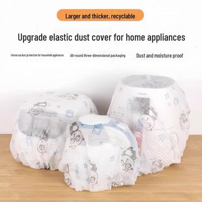 Spedizione gratuita: Copertura antipolvere monouso multifunzionale extra large per elettrodomestici, tessuto non tessuto impermeabile per frigorifero.
