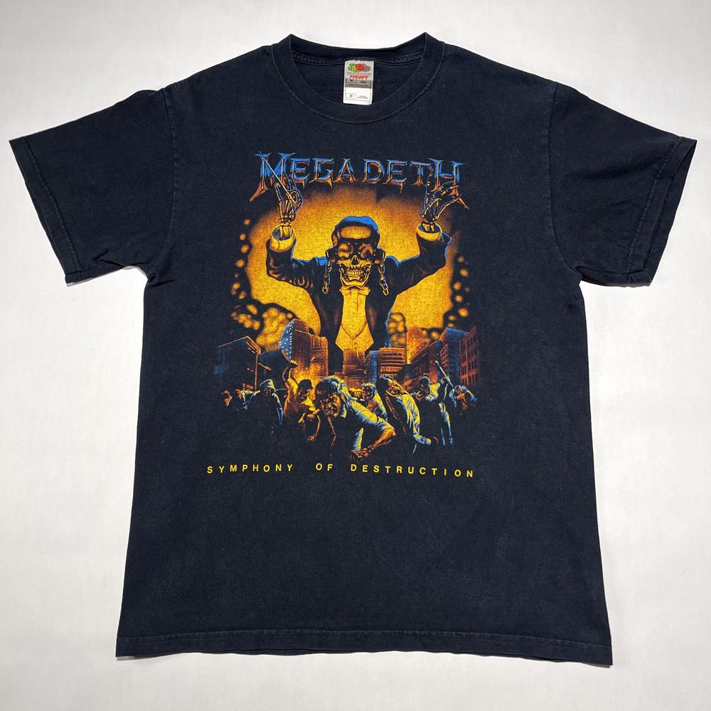 

Футболка унисекс Y2K Megadeth Symphony Of Destruction Black Band Concert Tour