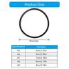 10PCS  Rubber Gasket Inserts For Drinkware Lids Leakproof Sealing Rings Replacement Parts Accessories