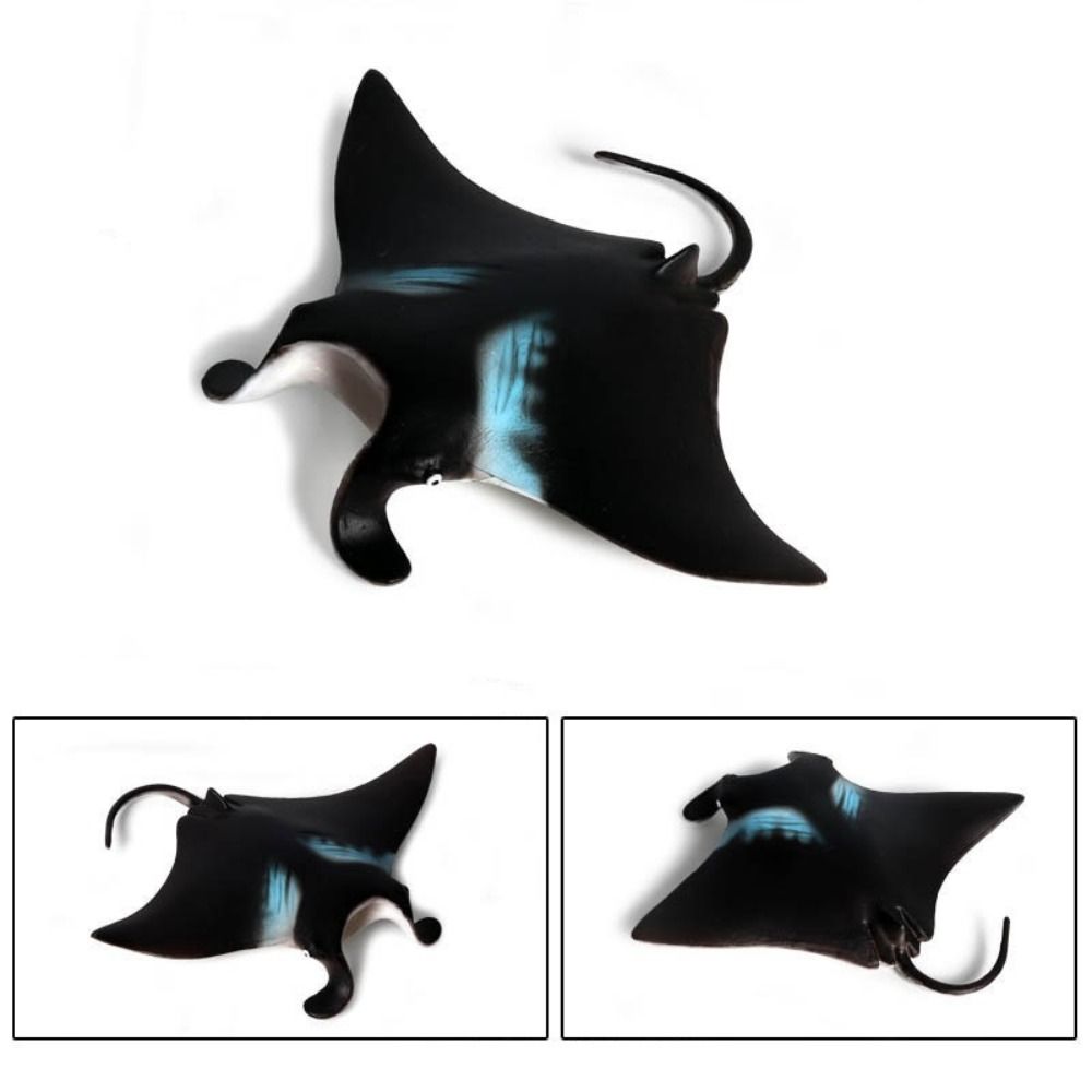 Fish Model Manta Ray Model Miniature Sea Life Action Figurines Ocean Animal Figures  Kids Toy