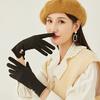 Thickened All Finger Gloves Thin Velvet Mittens Daily Cycling Driving Gloves  for Autumn Winter