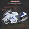 1:9 Suzuki Hayabusa GSX-1300R Legierung Motorrad Druckgussmodell Simulation Sammlung Schmuckstück Trendige Dekoration Geschenk Für Kinder