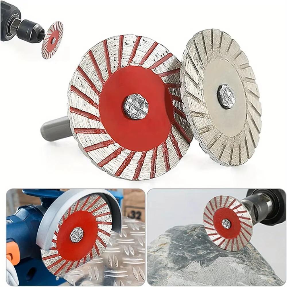 40mm Cutting Disc 6mm Shank Circular Saw Blade Sanding Disc Grinding Wheel For For Wood Metal Stone Granite Marble