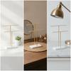 Jewelry Display Stand with Metal Frame Double Rail Base Stable Necklace Holder
