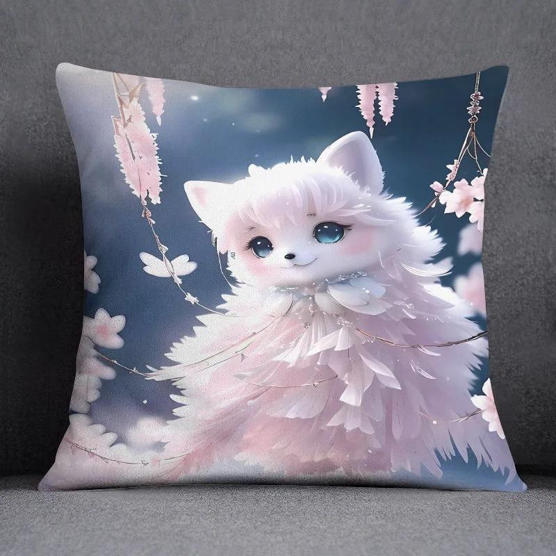 Høyverdig Fox Cat Putetrekk Bilpynt Kontor Stue Sofa Hjem Putetrekk