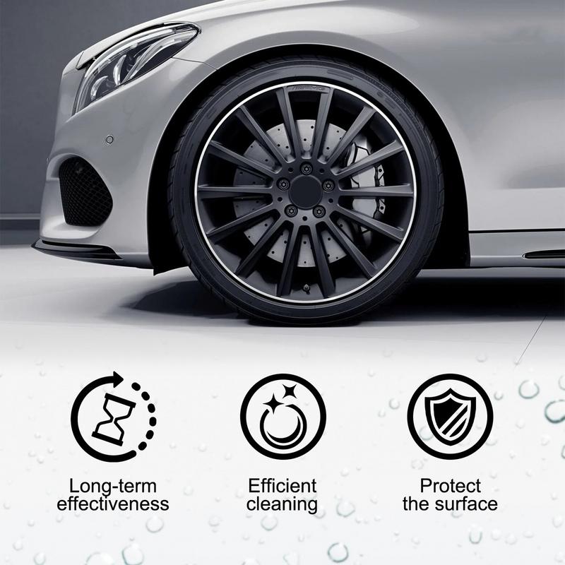 Tire Coating Wax 100g Car Tire Retreading Cleaning Cream Auto Car Film Plating and Maintenance Brightener Tire Brightener