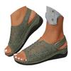 Platform Wedge Sandals Lightweight Summer Strap Casual Vacation Sandals Born Womens Sandals 7 Clog Sandals For Women Size 11