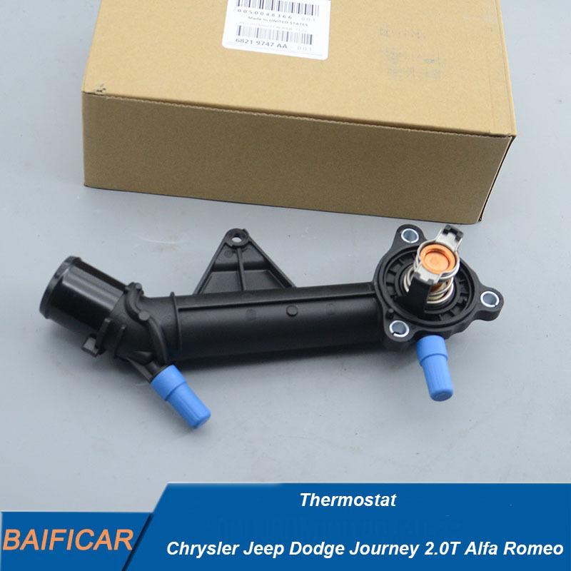 Baificar Brand New Thermostat 68219747AA For Chrysler Jeep Dodge Journey 2.0T Alfa Romeo