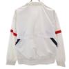 Adidas 80s Vintage Training Windbreaker M White Descente Tricot Lining Men's Used
