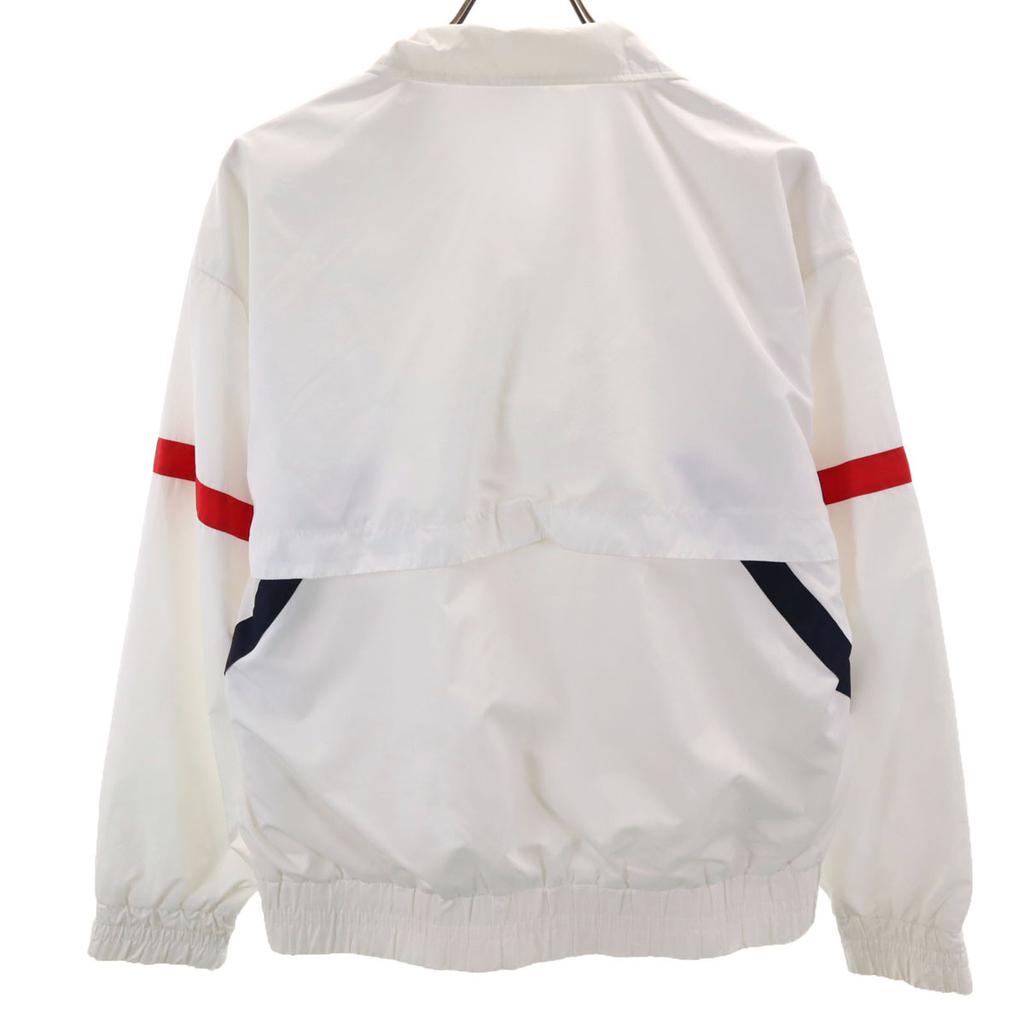 Adidas 80s Vintage Training Windbreaker M White Descente Tricot Lining Men's Used