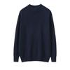 New cashmere sweater men's semi-turtleneck pullover thickened sweater loose and versatile solid color cashmere knitting
