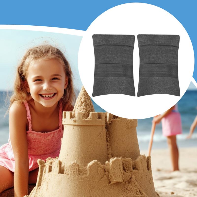 Sandhandschuh Für Strand Wasserloser Reiniger Für Füße 2 Stück Tragbarer Sandentfernungshandschuh Reinigungswerkzeug Für Urlaub Familienausflug