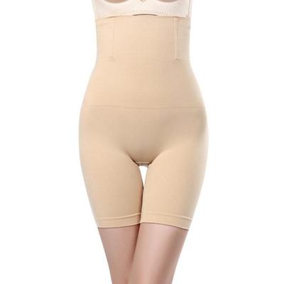 Four Seasons Seamless High-Waist Belly Slimming Safety Boxer for Women - Body Shaping & Postpartum Support Underwear.