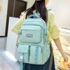 Large Capacity Laptop Rucksack Multi-pocket Travel Schoolbag Cute School Backpack  Women
