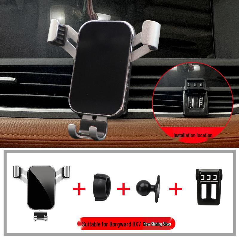 Borgward BX7 (2016-2018) Wireless Charging Car Phone Holder with Navigation Function.