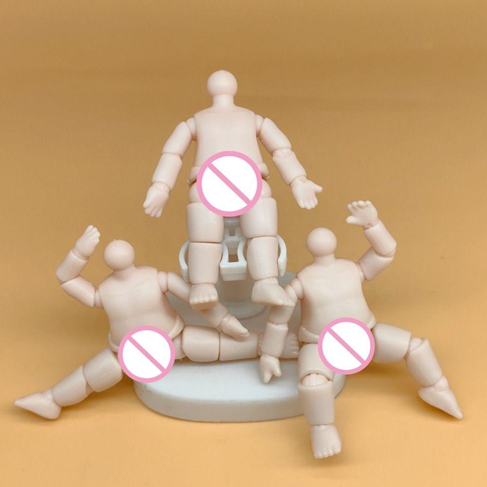 Multiple Joints Muscle Body Doll 6.3 cm Height BJD Doll Body New Figure Dolls for Doll Customized