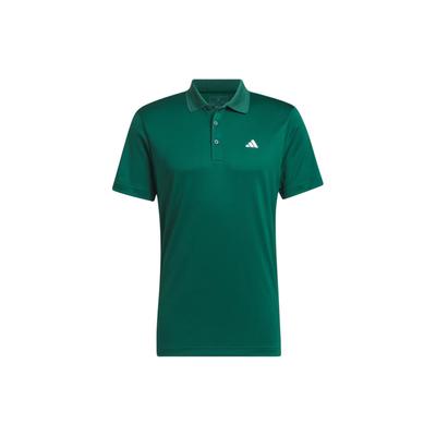 Performance Polo Shirt Solid Color Logo Golf Breathable Short Sleeve Polo Men Tops Green IN6421