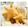 Muñeco de Peluche Sol Sonriente de 28-30 cm Juguetes Calmantes para Mascotas Dibujo Animado Lindo Juguete de Peluche del Tiempo Cojín Decorativo para Dormitorio Sofá Silla Regalos de Vacaciones