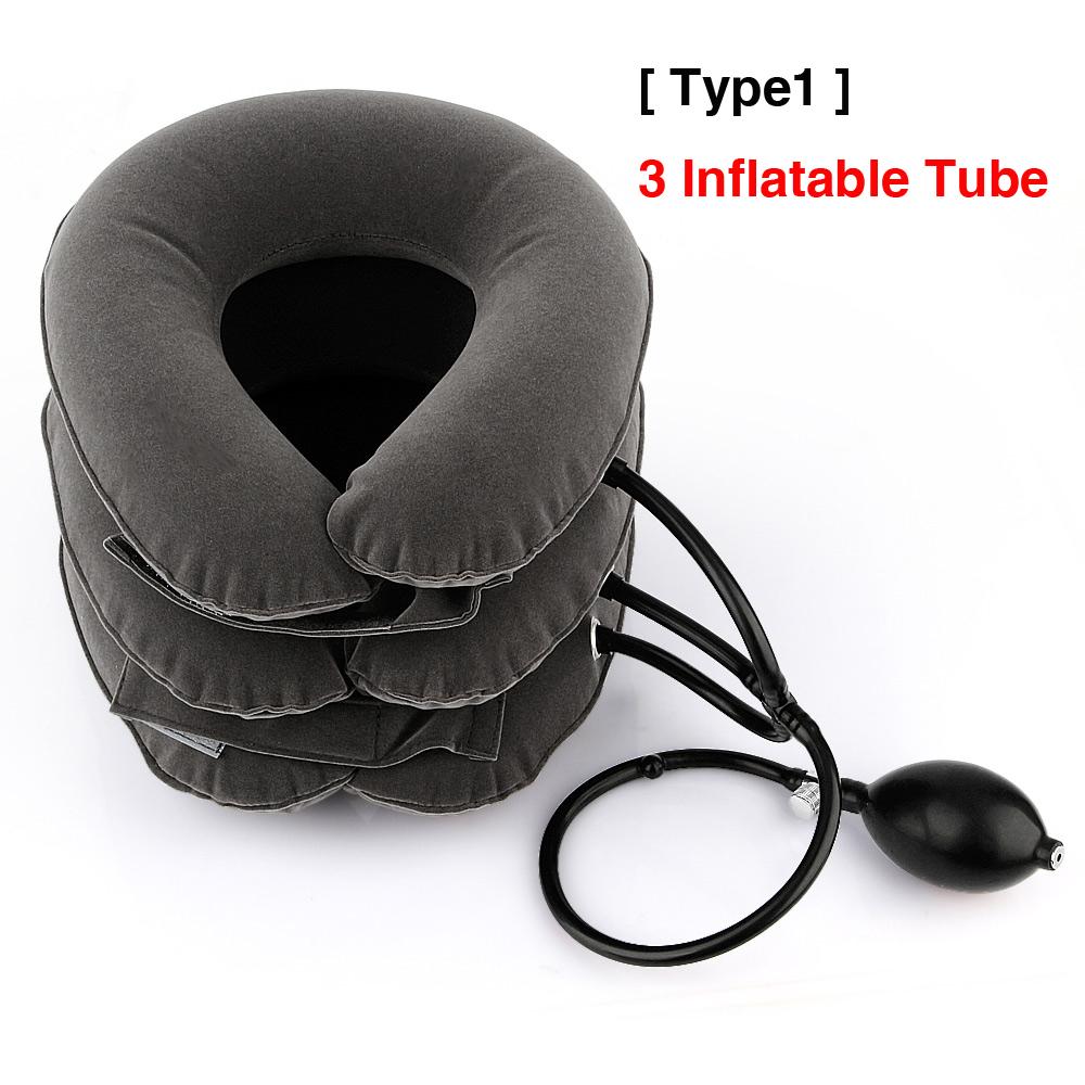Durable And Safe Inflatable Neck Tractor Relaxation Pillow Travel Soft Cervical Vertebra Traction Neck Relief Posture Correction Stretching Brace