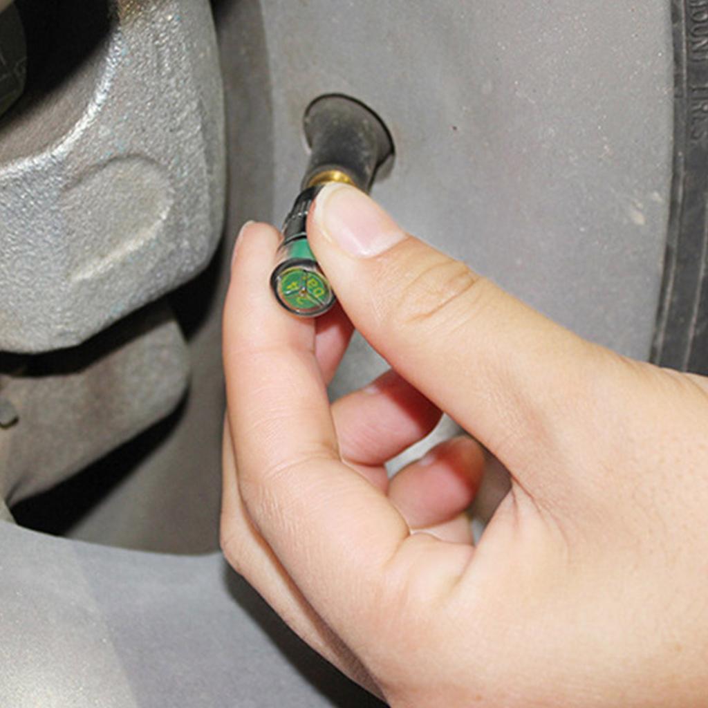 Car Enhancing Safety Tire Pressure Checkers Caps Gauge Indicator Alerts Valves Detection with Digital Readout Leakproof