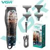 VGR V-953 Mini Beard Trimmer Hair Trimmer Professional Hair Trimmer Charging Wireless Personality Graffiti Trimmer Electric Household Hair Clipper
