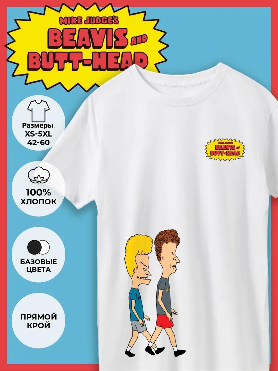 Straight Printed T-shirt - Beavis and Butt-head XL
