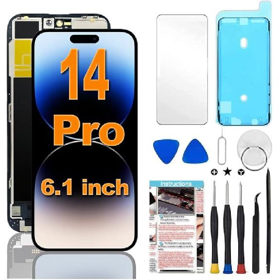 for iPhone XR Screen Replacement 6.1 inch,LCD Display Touch Screen Digitizer Assembly with Repair Tools, Compatible with Model A1984, A2105, A2106,