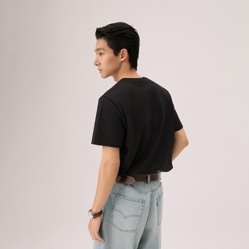 Levis Standard American Vintage Casual Cotton Knit Pocket Short Sleeve T-Shirt Unisex Tops 006WX-0000